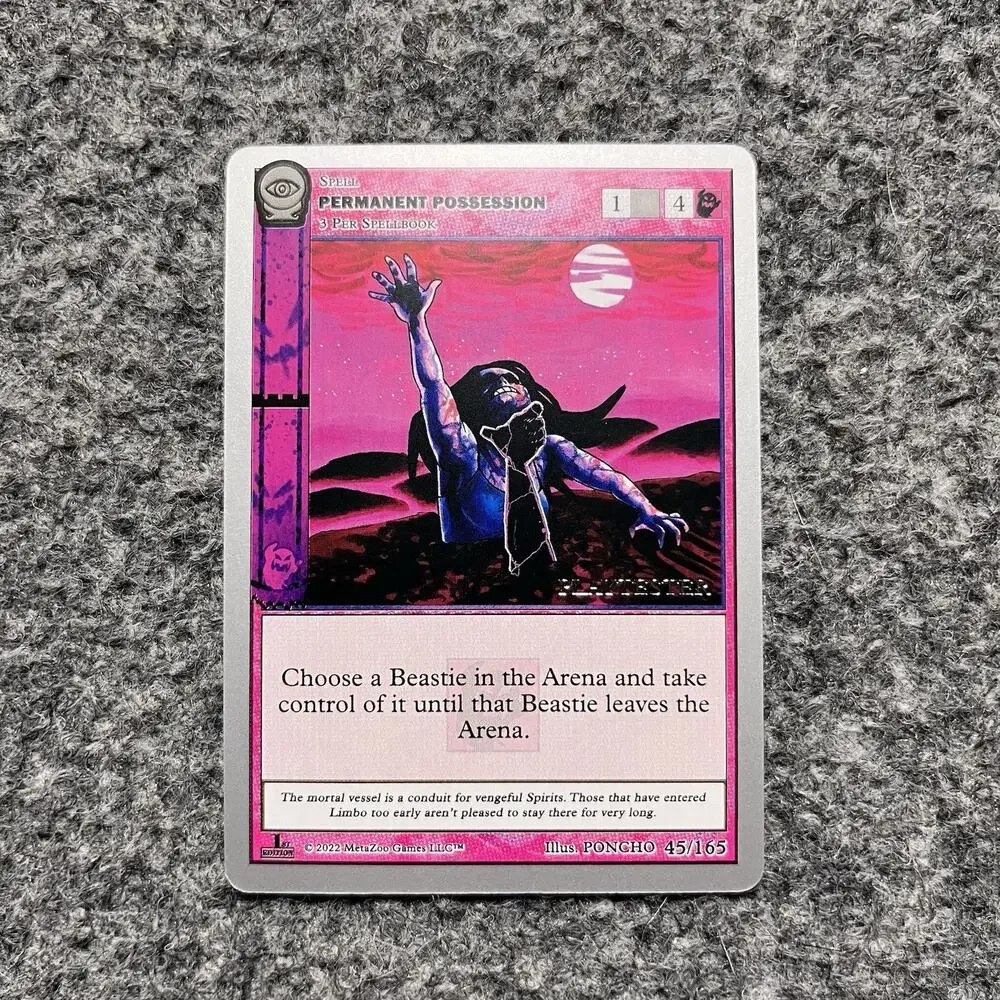 Metazoo Playtester Permanent Possession Seance 1st Edition Silver Border